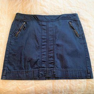 Short Loft Denim Skirt